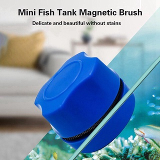 Aquarium Magnetic Brush Glass Floating Algae Scraper Curve Glass Cleaner Mini Scrubber Tool Fish