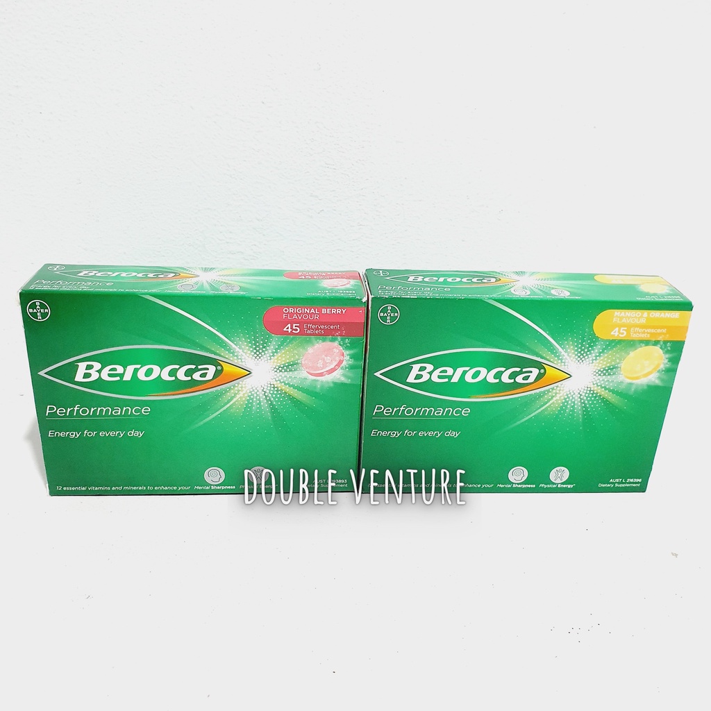 Berocca Energy Vitamin Effervescent Tablets 45pk Shopee Philippines