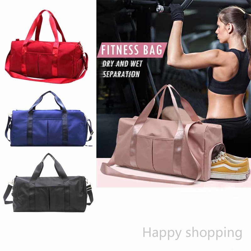 sports gym bag with shoes compartment women & men