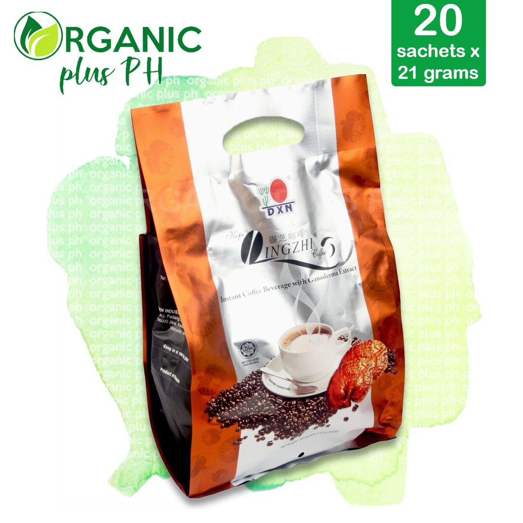 DXN Kopi Lingzhi Coffee 20 sachets Brazilian Coffee beans and Ganoderma