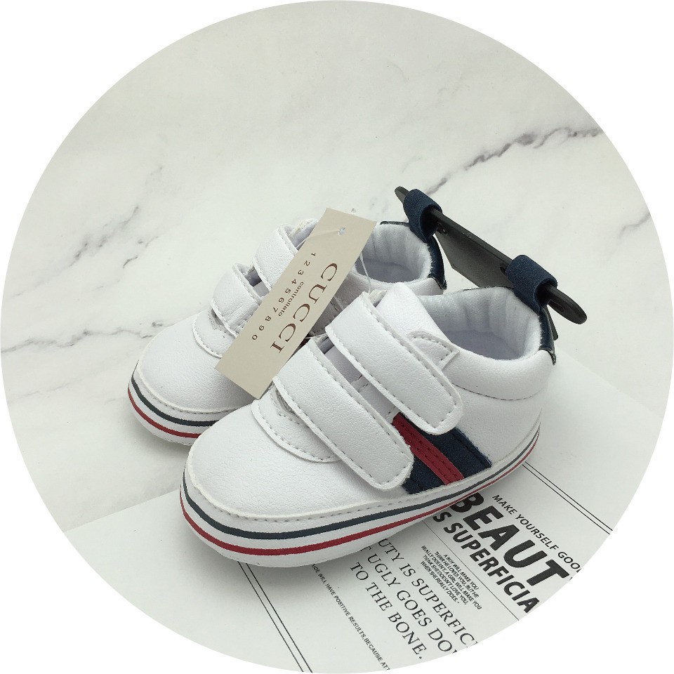white high top baby shoes