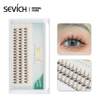 Sevich Eyelash Extension Natural Mink False Eyelashes And Glue With Tweezers Pcs Shopee