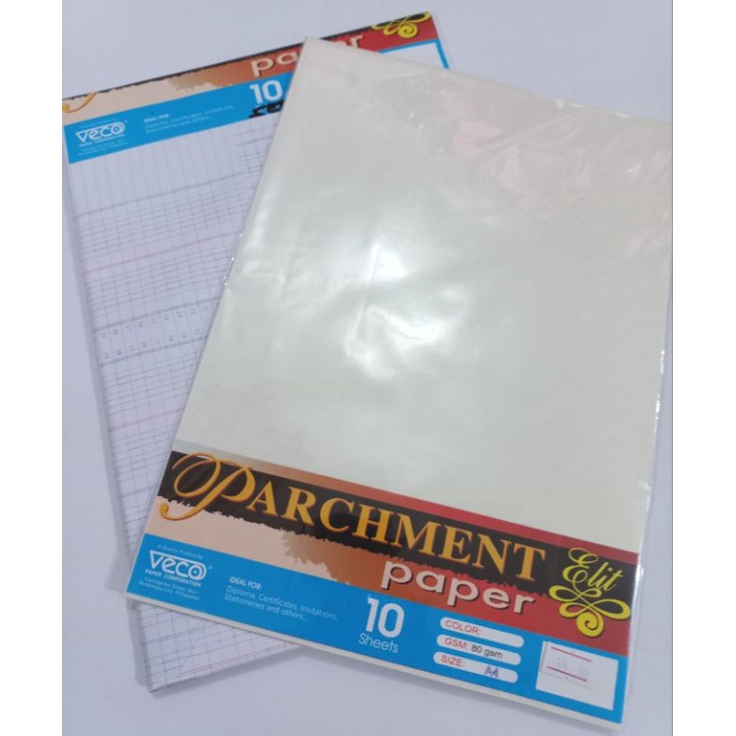 10 Packs of Elit Parchment Paper 80 Gsm A4 (100 Sheets) | Shopee ...