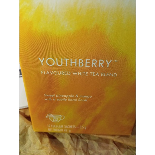 Original Starbucks Teavana YouthBerry White Tea 12 sachet per Box