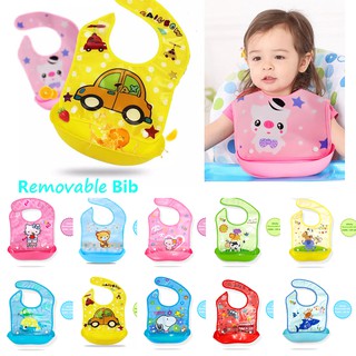 Nursery - Removable Bib Baby Waterproof Plastic bib EVA bib Feeding Bib ...