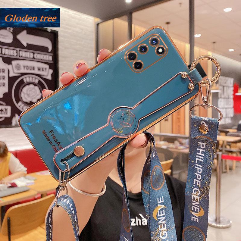 Wristband phone case For OPPO A92 A52 case (with free lanyard