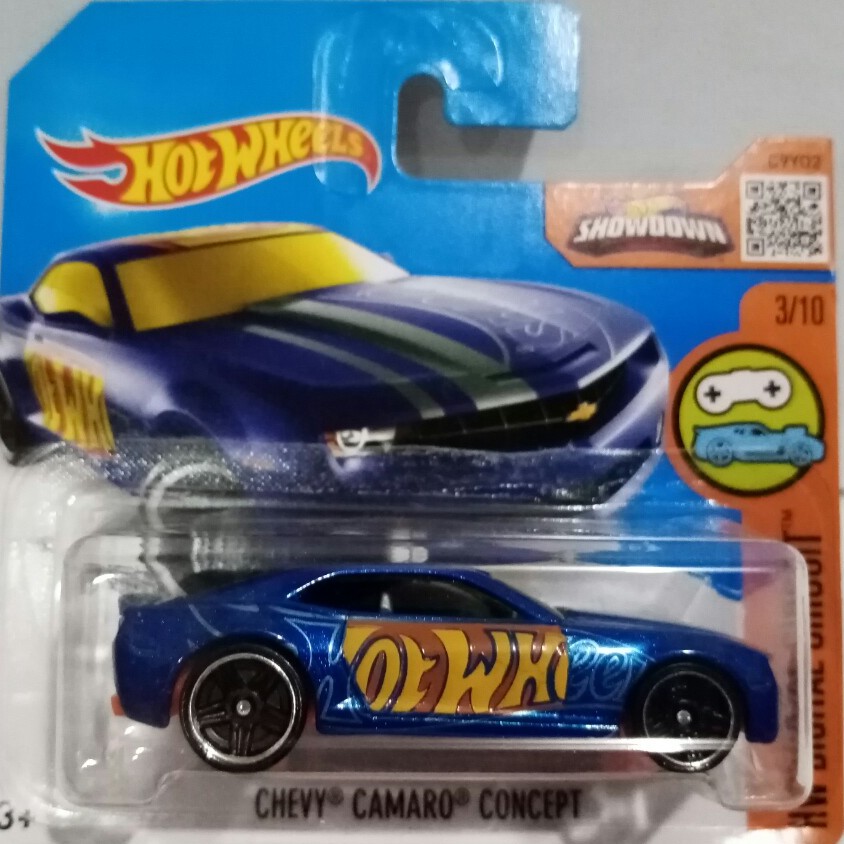 hot wheels camaro blue