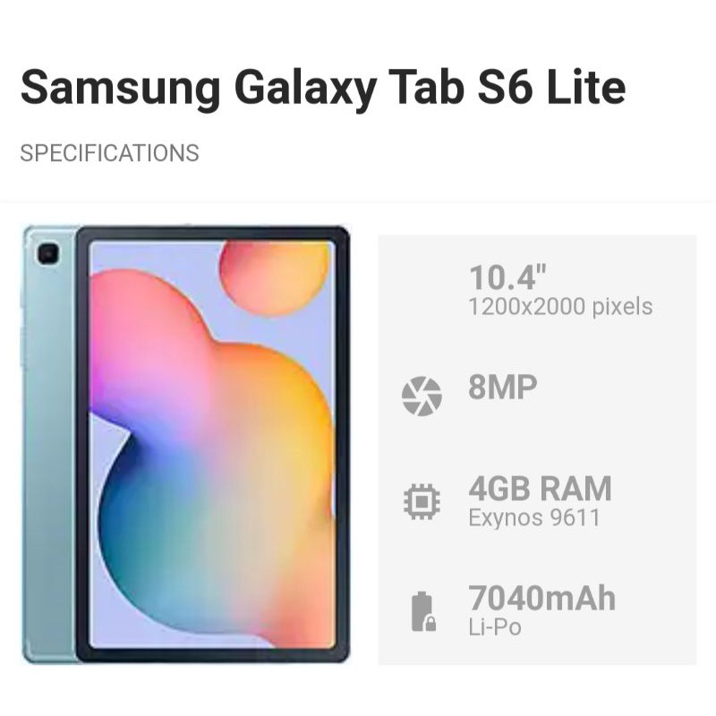 Samsung Galaxy tab lite(4/64Gb, | Shopee