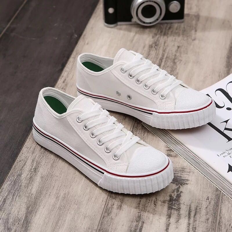korean school white shoes work white shoes【high quality】stan Shopee