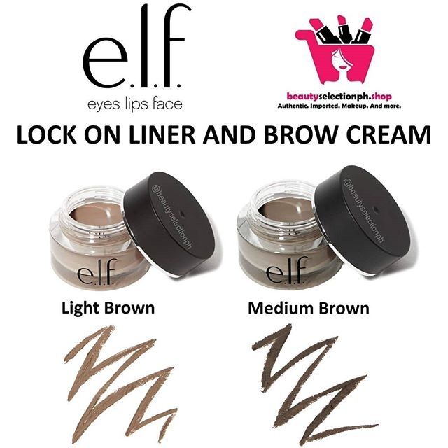 Elf Lock on Liner and Brow Cream Shopee Philippines