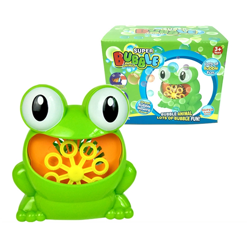 bubble frog bath toy