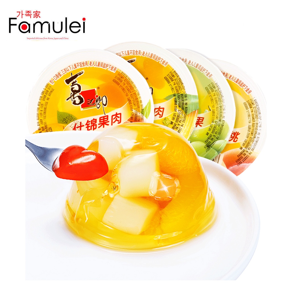 Xizhilang Fruit Jelly Pudding Assorted Fruit 200g Shopee Philippines