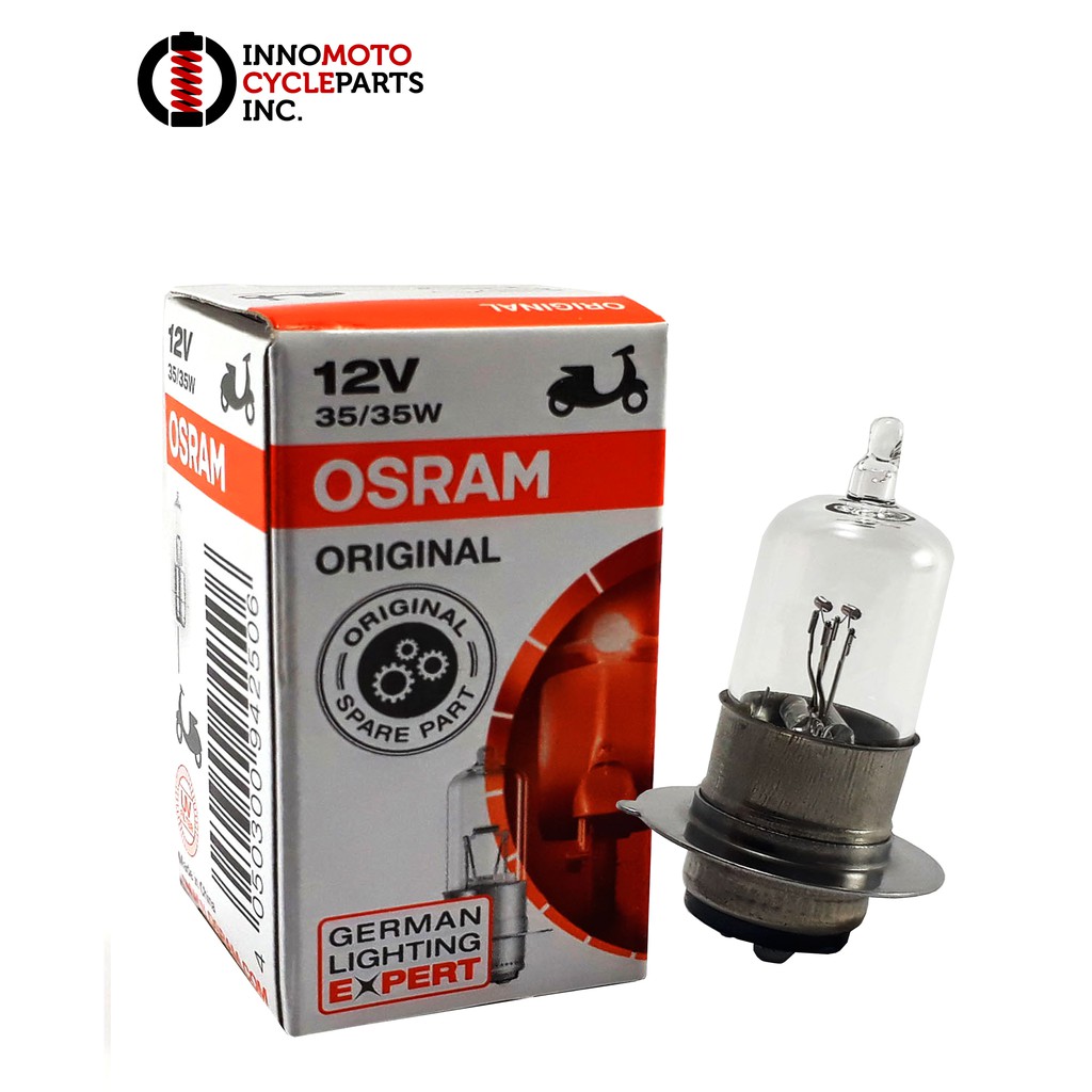 Osram Motorcycle Bulb T19 / 1Leg Standard 12V 35W/35W Shopee Philippines