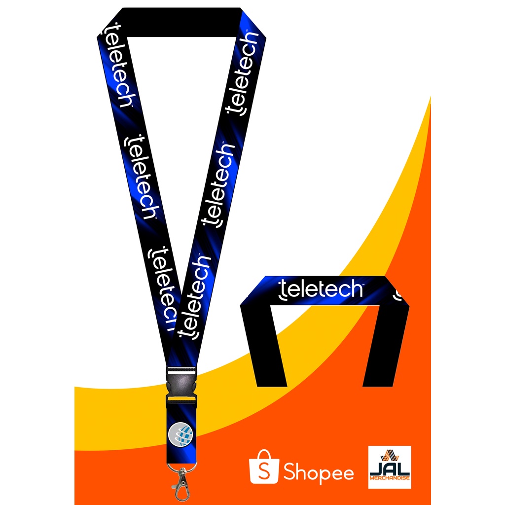 Teletech ID lace design / ID sling / ID lanyard | Shopee Philippines