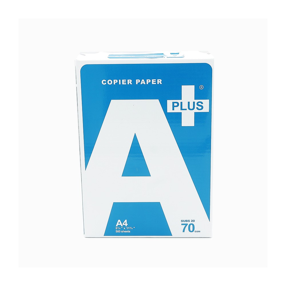 A Plus Copier Paper Bond Paper 70 Gsm Substance Size 500 Sheet 8 1 4 Inches X 11 3 4 Inches Shopee Philippines
