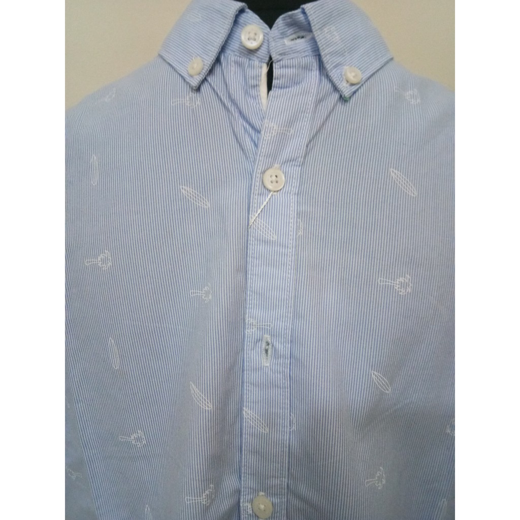 denim & flower mens shirts