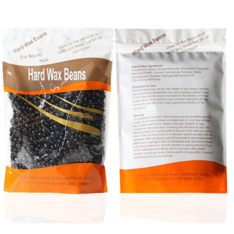 100g Hard Wax Bean Depilatory Waxing Hair Removal Kit Shopee