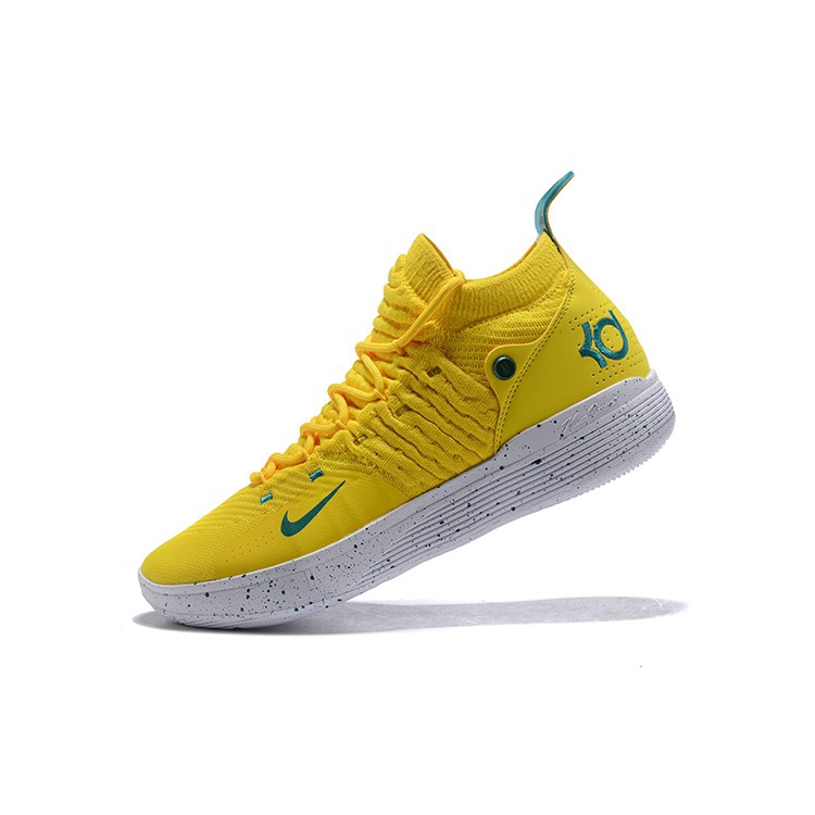 bright yellow basketball shoes