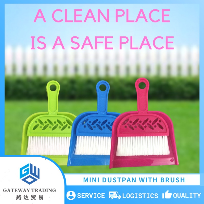 Mini Cleaning Brush and Dustpan Set Desk Broom Sweeper Cleaner Shopee