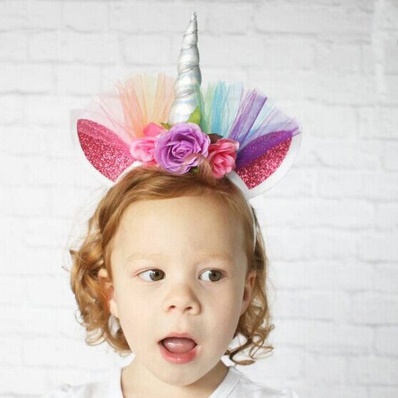 unicorn baby headband