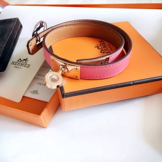 hermes Hermes 8W rose gold Kelly buckle bracelet  spot