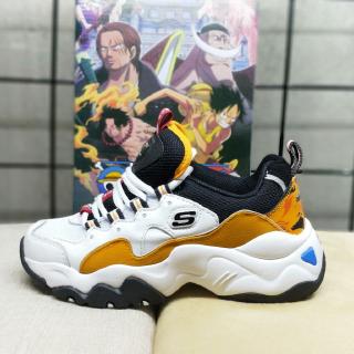 skechers d'lites 3 womens orange