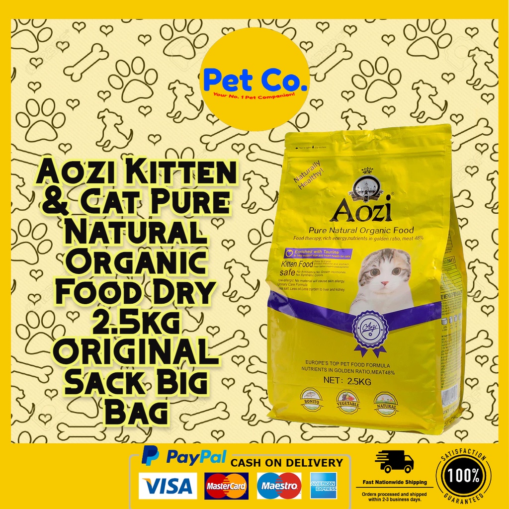 Aozi Kitten Dry Cat Food 2.5kg Shopee Philippines