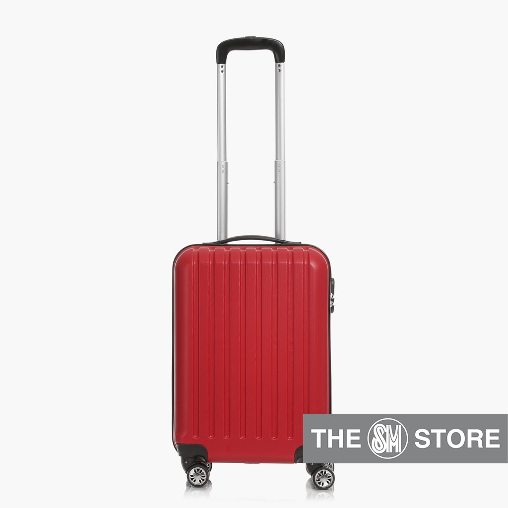 red luggage