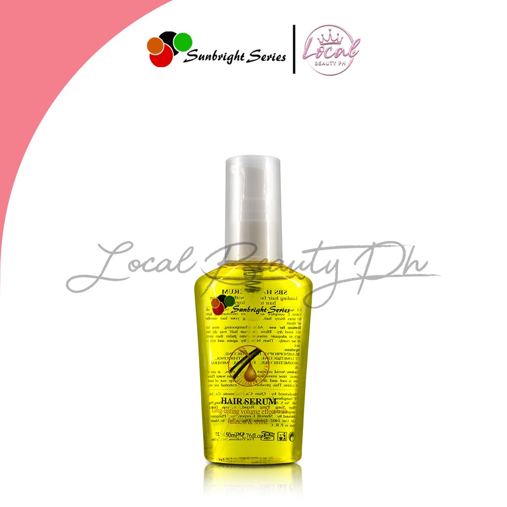Sunbright Hair Serum, Hair Essence Repair Dry Frizzy Hair heat protection  50 ml SBS-H004 | Shopee Philippines