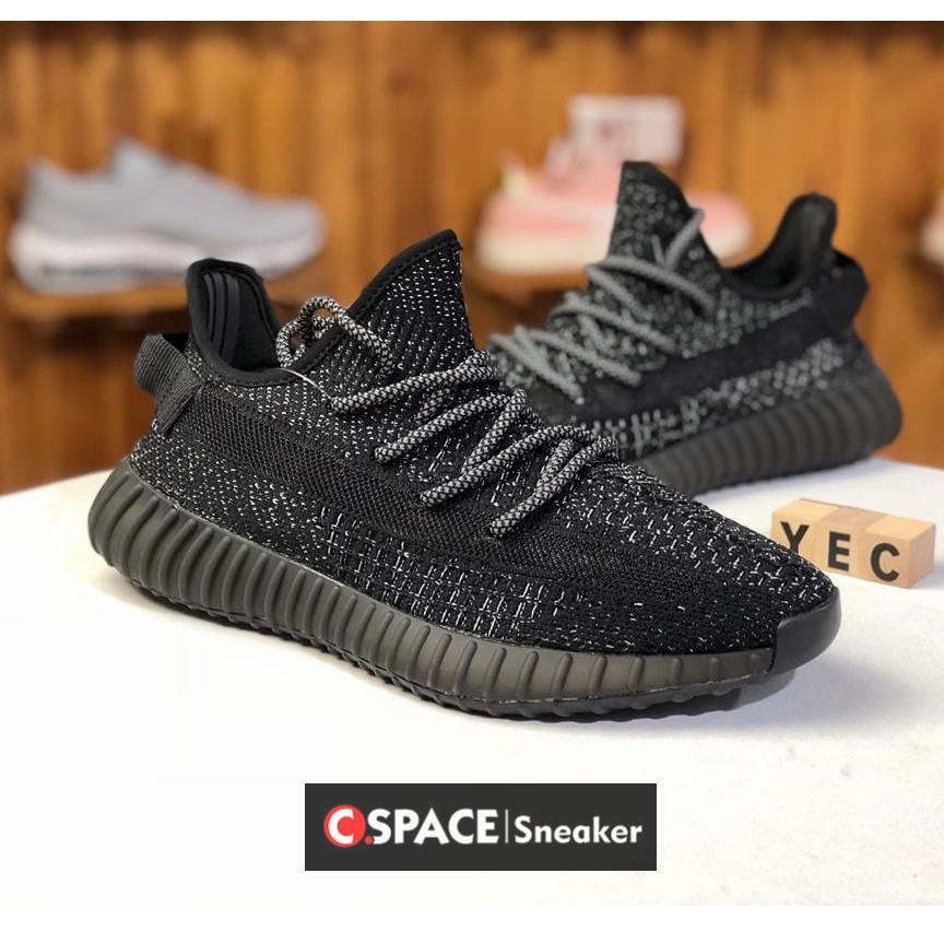 yeezy boost 350 static reflective black