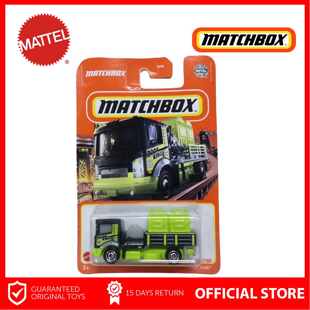 Matchbox Basic DieCast Vehicles Poop King PortaOPotty Truck