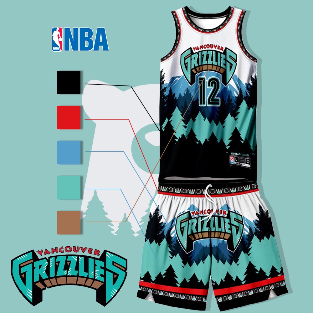 grizzlies jersey short