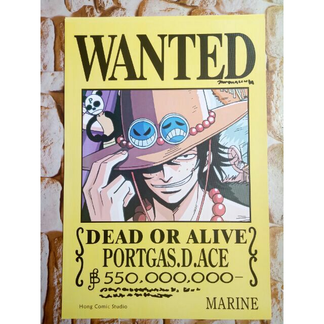 Super Sale One Piece Wanted Poster 11pcs In A Set Shopee Philippines