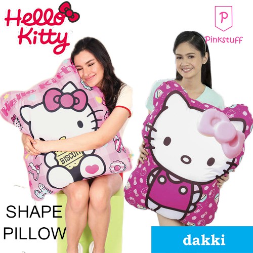 Dakki Hello Kitty Big Shape Pillow Shopee Philippines