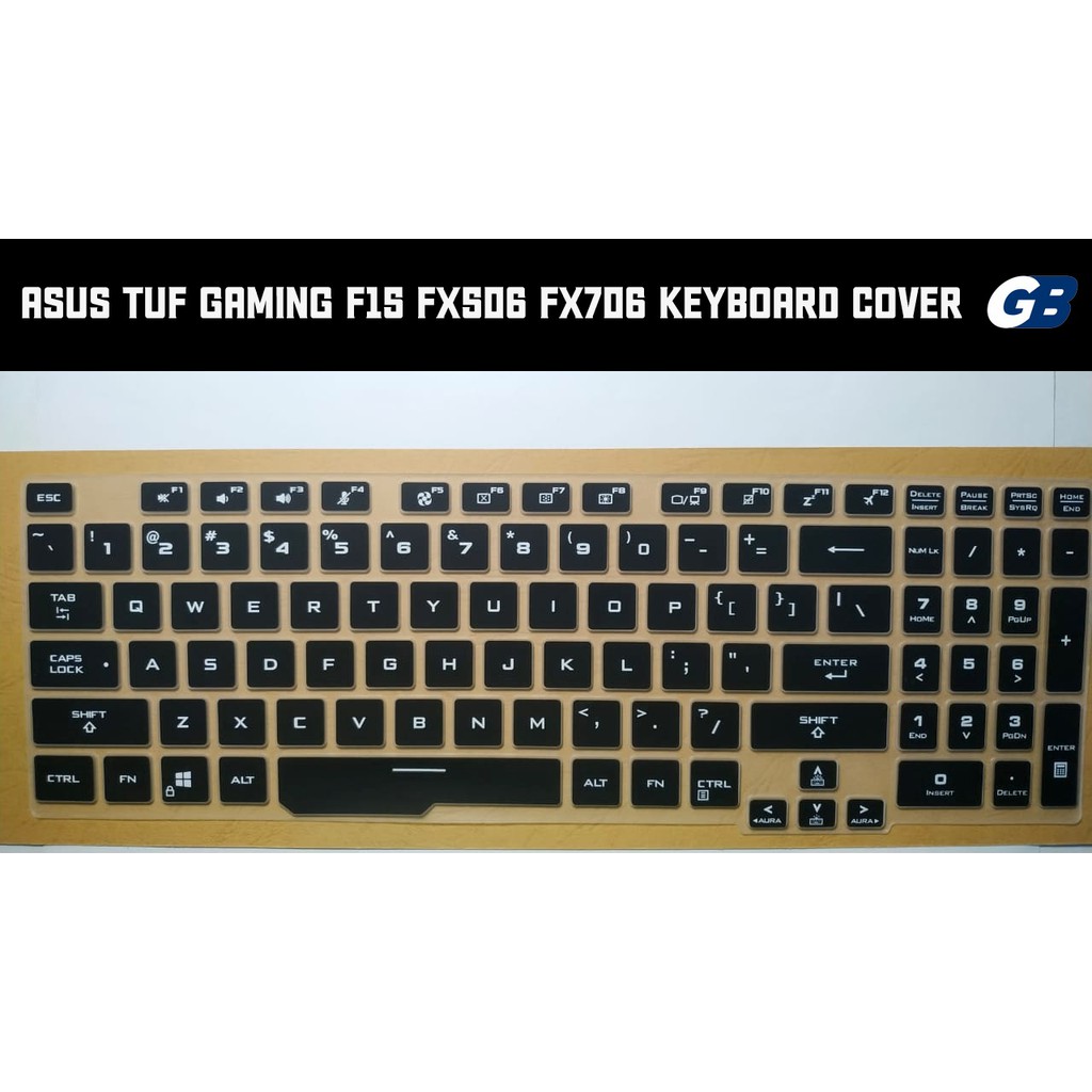 Asus TUF Gaming F15 FX506 FX706 Keyboard Protector Silicone Cover