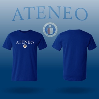 Ateneo University - Text and Seal Gildan Premium Cotton Tshirt Unisex #2