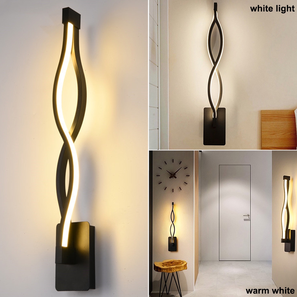 US Modern LED Wall Light 16W Indoor Bedroom Living Room Wall Sconce Lamp Fixture 