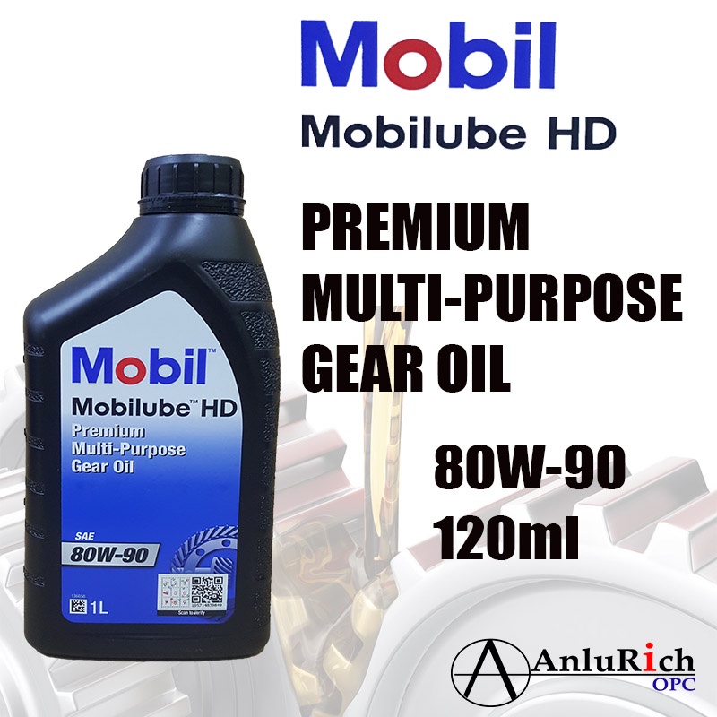 MOBIL MOBILUBE HD 80W-90 Premium Multi-Purpose Gear Oil 1 Liter ...