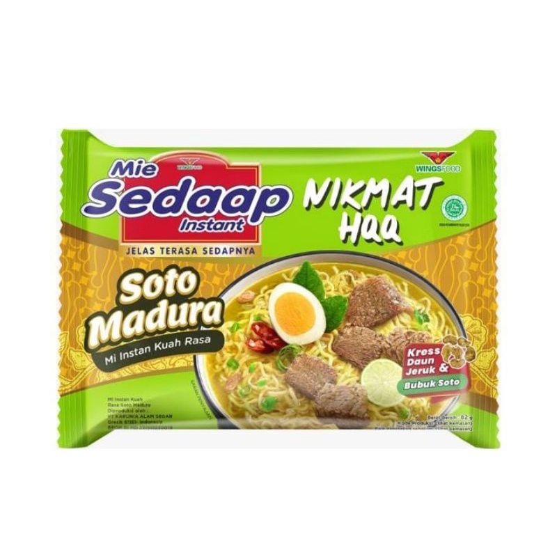 Mie Sedap Soto Madura Kuah Nikmat Hqq Instant Noodles Shopee Philippines