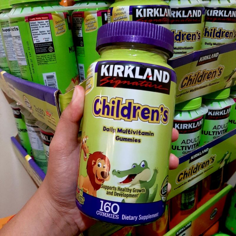 KIRKLAND CHILDRENS DAILY MULTIVITAMIN GUMMIES 160 GUMMIES Shopee