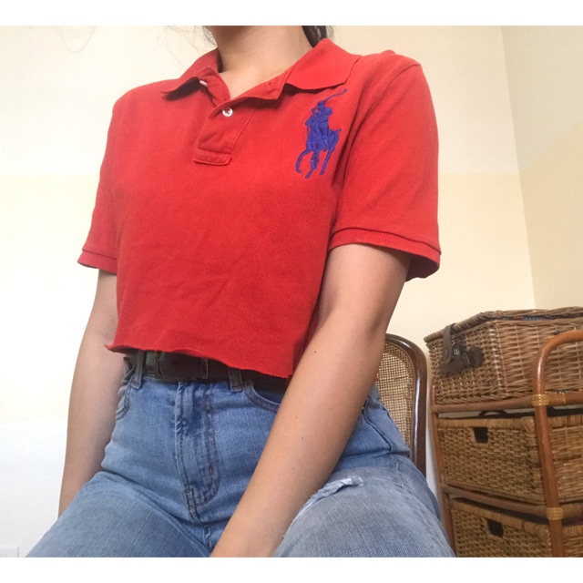 ralph lauren red top