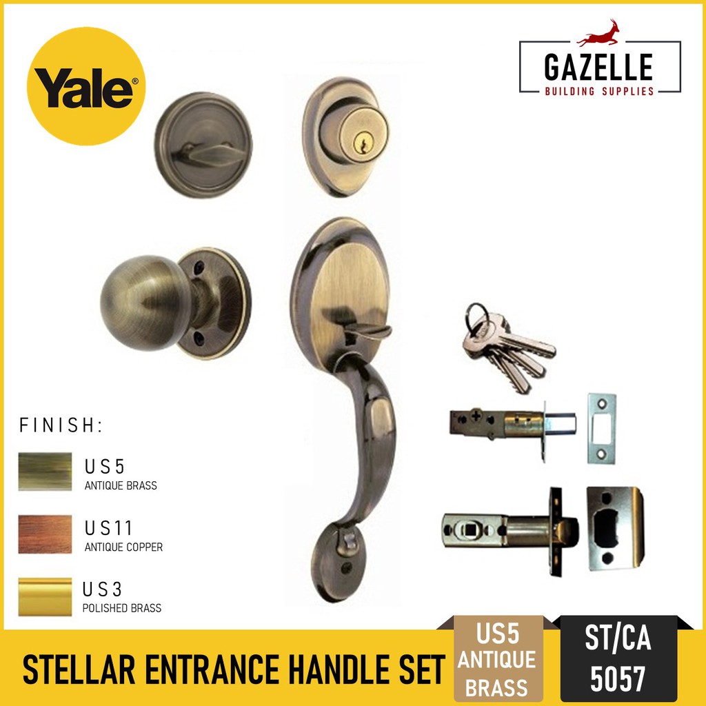 yale door handle