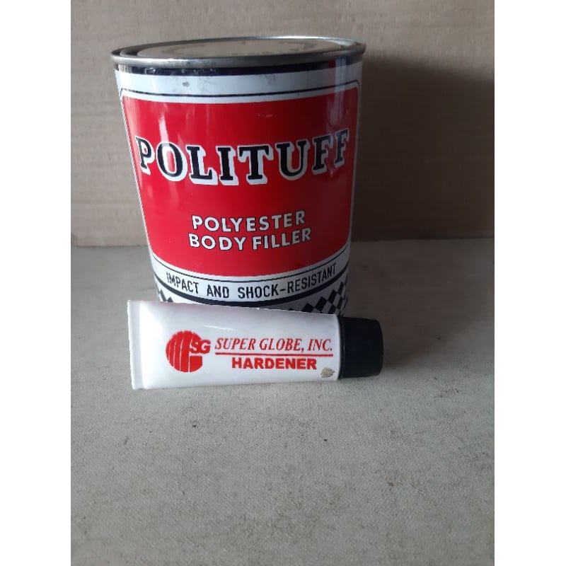 Polituff Polyester Body Filler With Hardener (Liter) Shopee Philippines