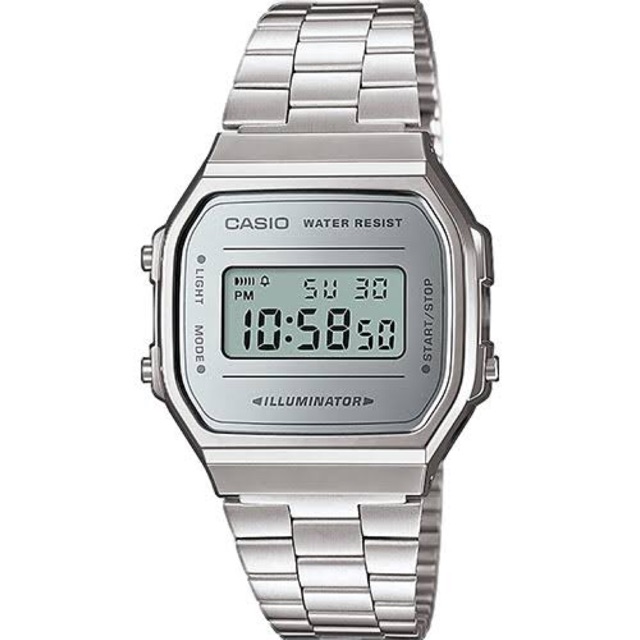 casio a168 silver