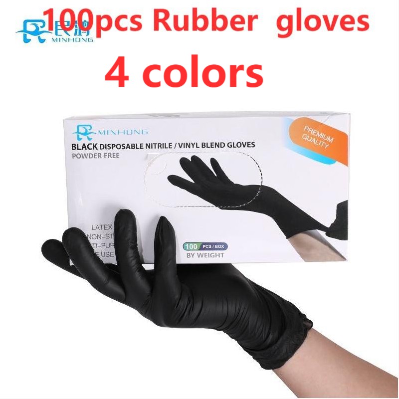 black latex disposable gloves near me