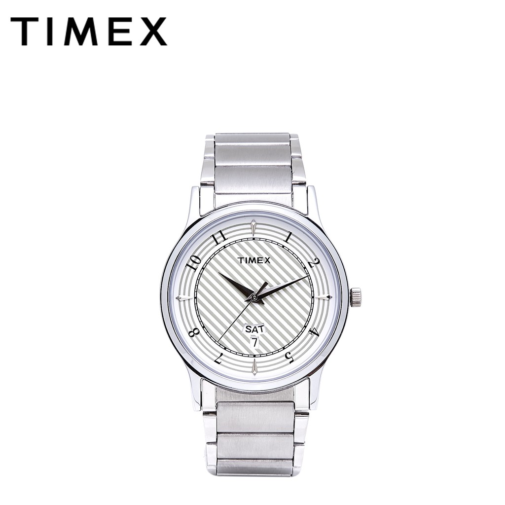Timex R4 Series Silver Stainless Steel Analog Quartz Watch For Men