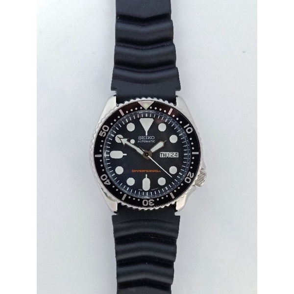 Original Pre-owned Seiko Classic Black Dialed Automatic Diver's Watch |  Shopee Philippines