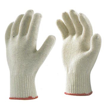 Cotton gloves (500 grams) Knitted 