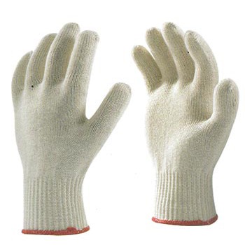 cotton knitted gloves