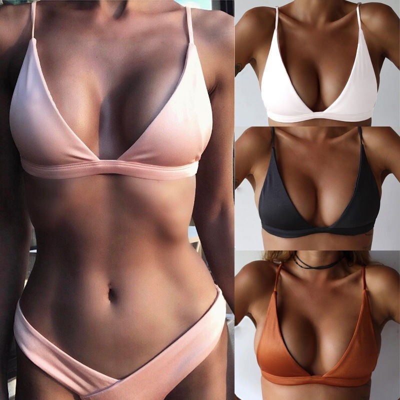 push up bralette bikini top